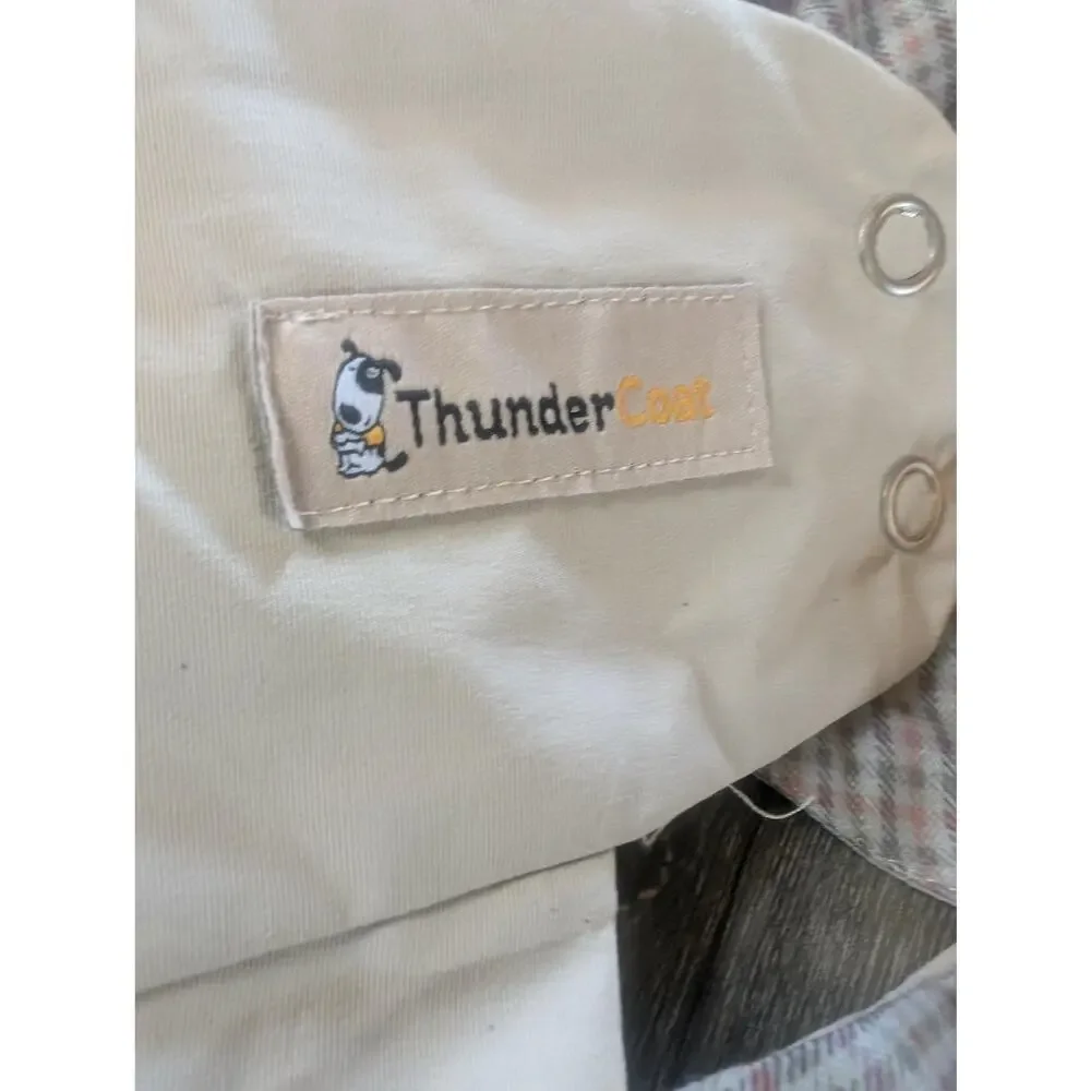 Thunder Coat Dog Rain Jacket Size M 26-40lb Water Resistant Full Zip Lightweight